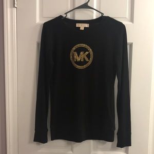 Medium Michael Kors Black long sleeve top